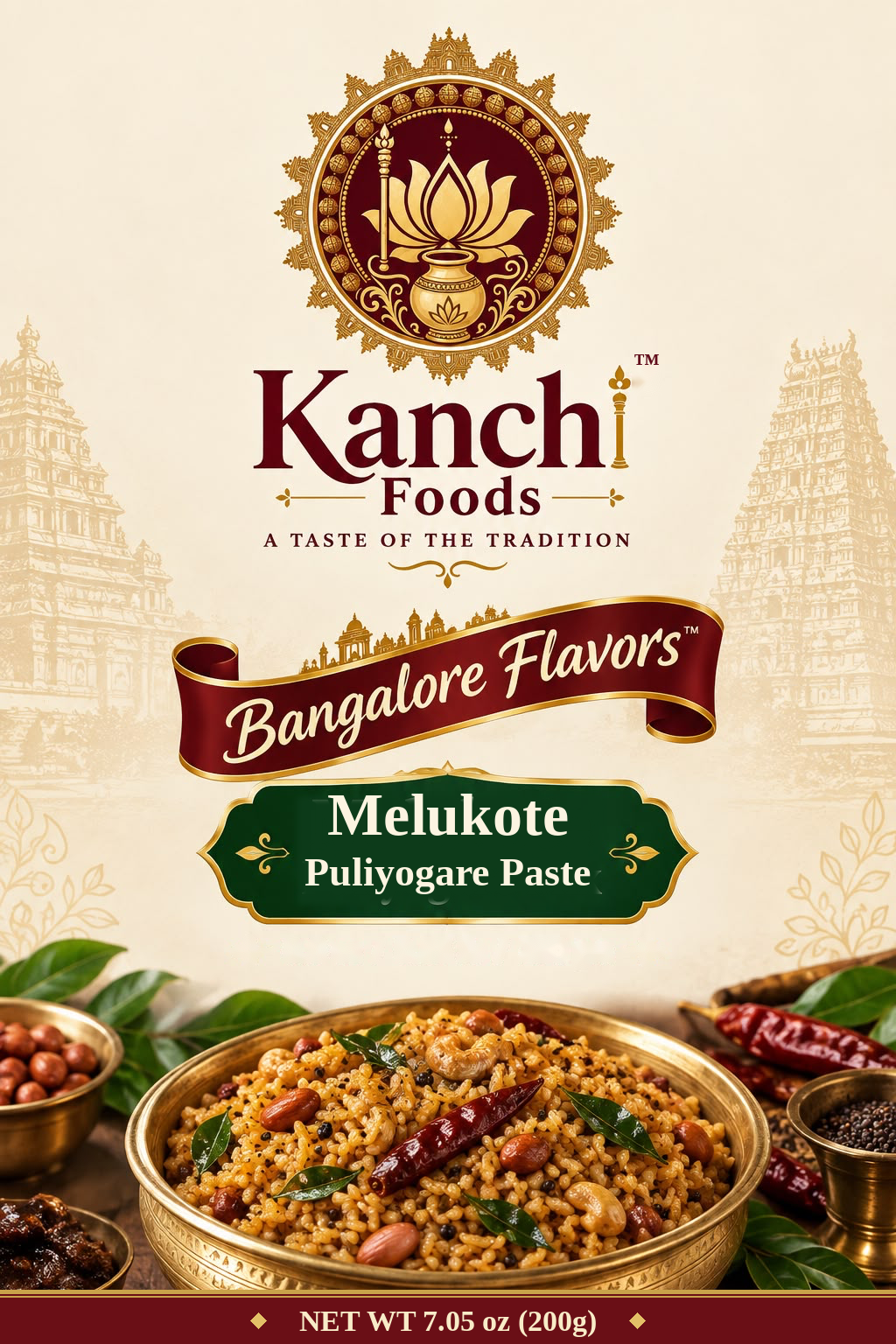 Melukote Puliyogare Paste – Bangalore Flavors